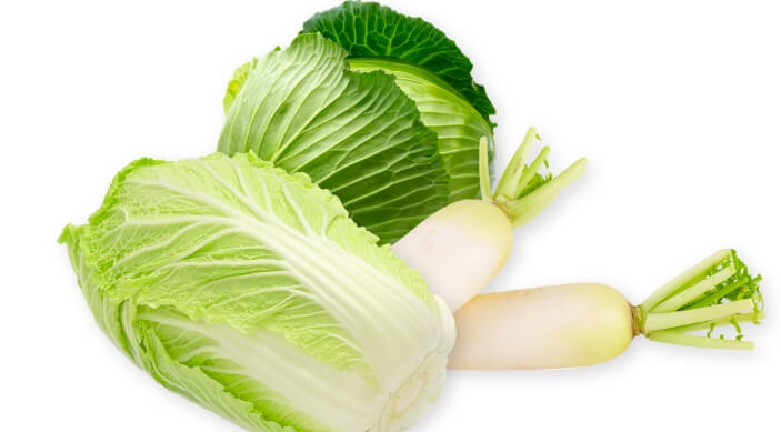 キャベツ・白菜・大根